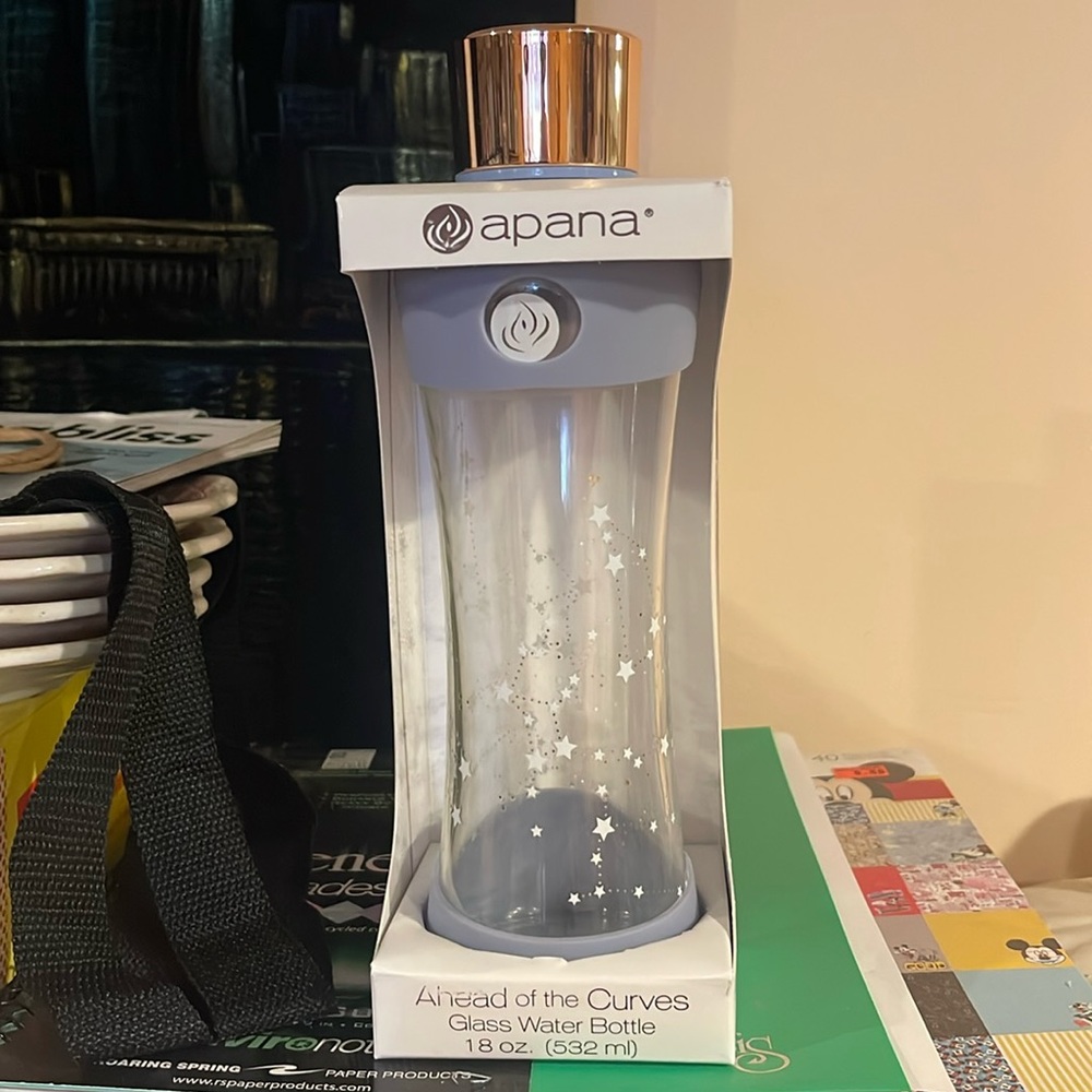 Apana Glass Water Bottle - New Tumbler